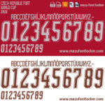 Czech Republic World Cup 2026 Font Vector (AI, EPS, SVG, TTF) – #1 Authentic Style
