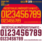 Spain World Cup 2026 Font Vector (AI, EPS, SVG, TTF) – #1 Authentic Style