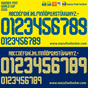 australia world cup 2026 home & away font vector (digital download) (copy)