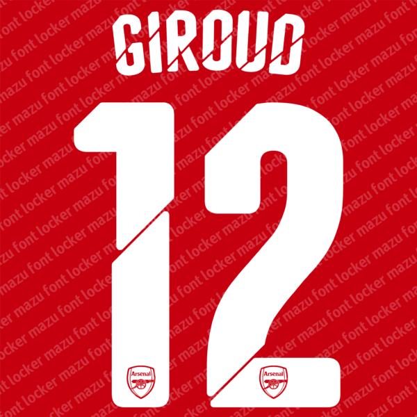 Arsenal 2014-2015 Font Vector (AI, EPS, SVG, TTF) – #1 Authentic Style