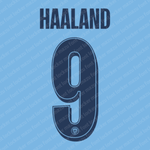 Manchester City 2025-2026 Font