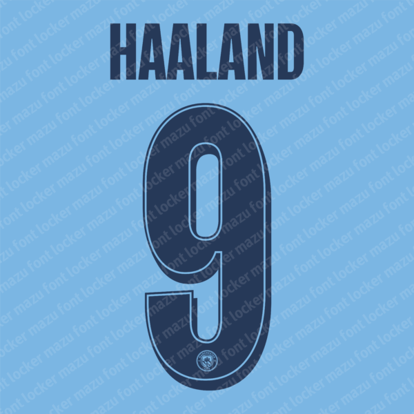 Manchester City 2025-2026 Font Vector – Epic Unstoppable Citizens Masterpiece