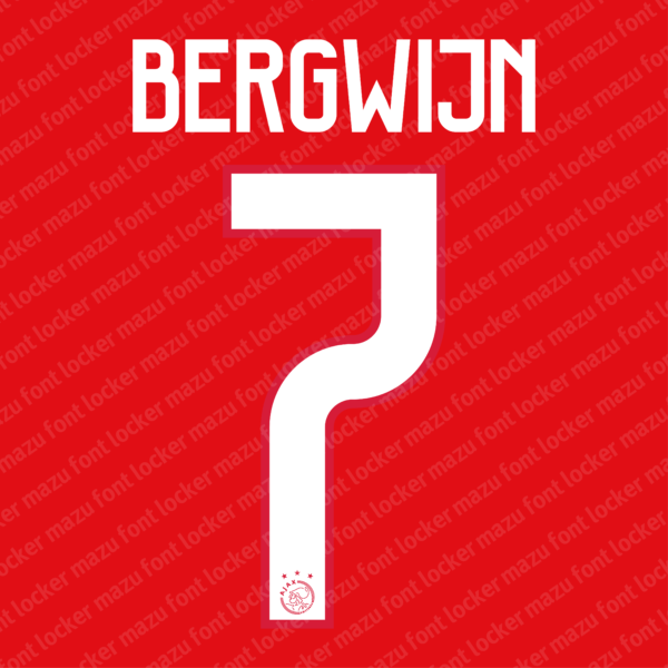 Ajax Amsterdam 2023-2025 Font Vector – Legendary Godenzonen Masterpiece