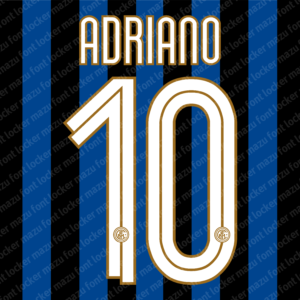 Inter Milan 2008-2009 Font