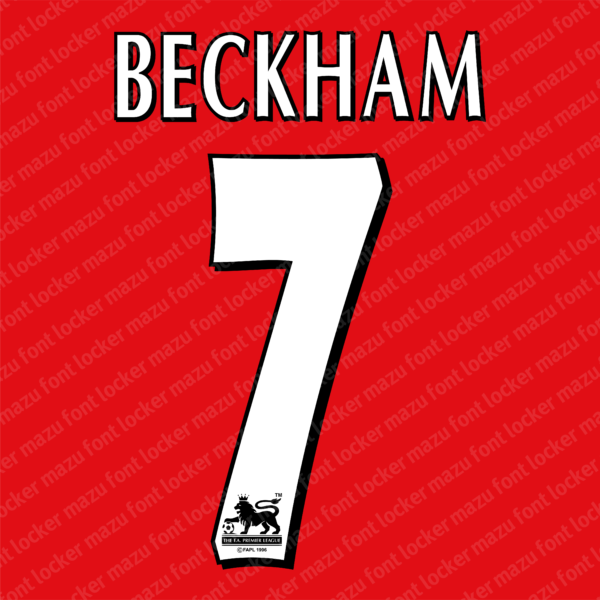 English Premier League 1996-2006 Font Vector – Legendary Golden Era Masterpiece
