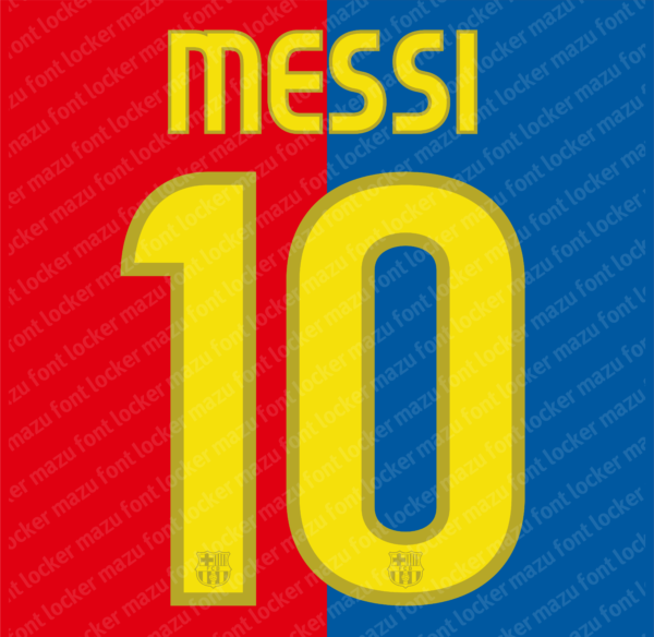 Barcelona 2008-2009 Font Vector (AI, EPS, SVG, TTF) – #1 Authentic Style