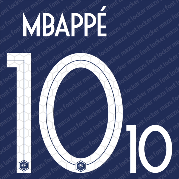 France World Cup 2018 Font Vector (AI, EPS, SVG, TTF) – #1 Authentic Style