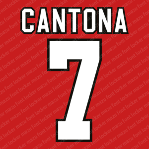 Manchester United 1996-97 Font