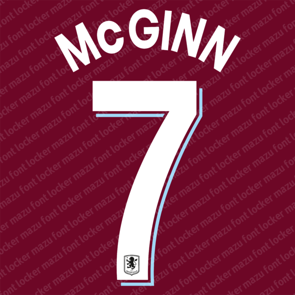 Aston Villa 2025-26 Font Vector (AI, EPS, SVG, TTF) – #1 Authentic Style