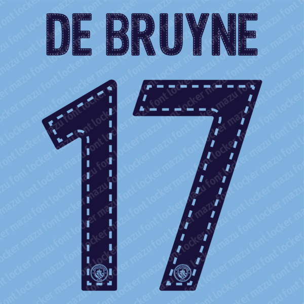 Manchester City 2022-23 Font Vector (AI, EPS, SVG, TTF) – #1 Authentic Style