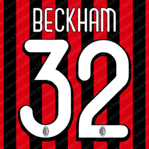AC Milan 2009-2010 font