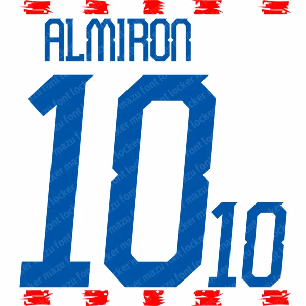 Paraguay World Cup 2026 Font Vector – Stunning Albirroja Masterpiece