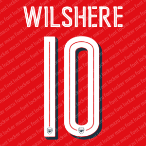 Arsenal 2016-2019 font