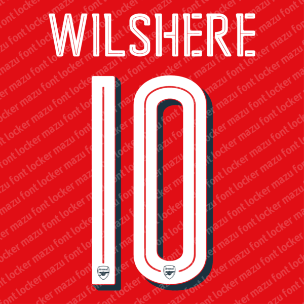 Arsenal 2016-2019 Font Vector (AI, EPS, SVG, TTF) – #1 Authentic Style