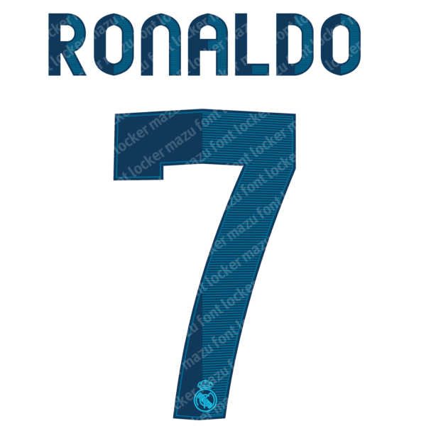Real Madrid 2012-13 Font Vector (AI, EPS, SVG, TTF) – #1 Authentic Style