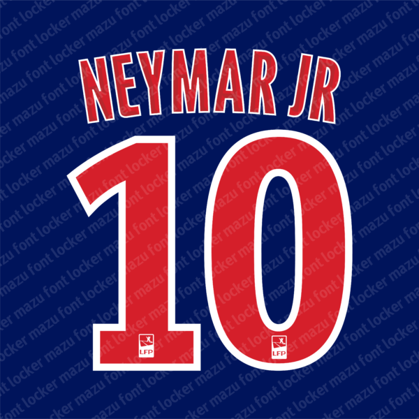 Paris Saint Germain 2018-19 Font Vector (AI, EPS, SVG, TTF) – #1 Authentic Style
