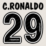 Sporting Lisbon 2001-2003 Home & Away Font Vector (Digital Download)