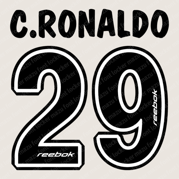 Sporting Lisbon 2001-2003 Home & Away Font Vector (Digital Download)