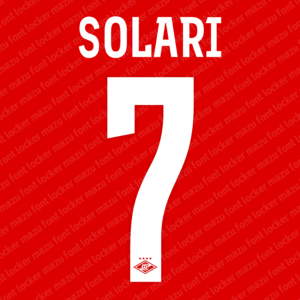 Spartak Moscow 2025-26 Font