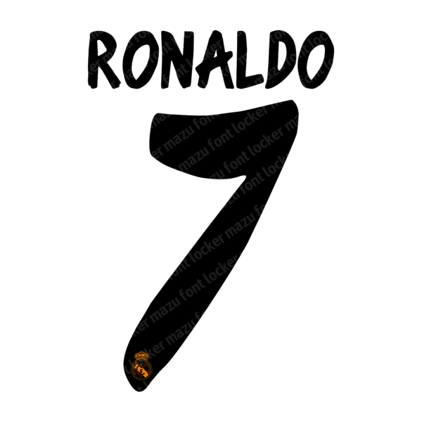 Real Madrid 2013-2014 Font Vector (AI, EPS, SVG, TTF) – #1 Authentic Style