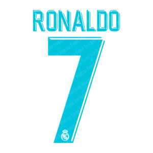 Real Madrid 2017-2018 Font