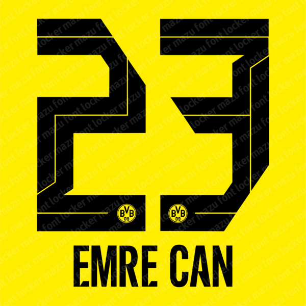 Borussia Dortmund 2026-2027 Font Vector (AI, EPS, SVG, TTF) – #1 Authentic Style