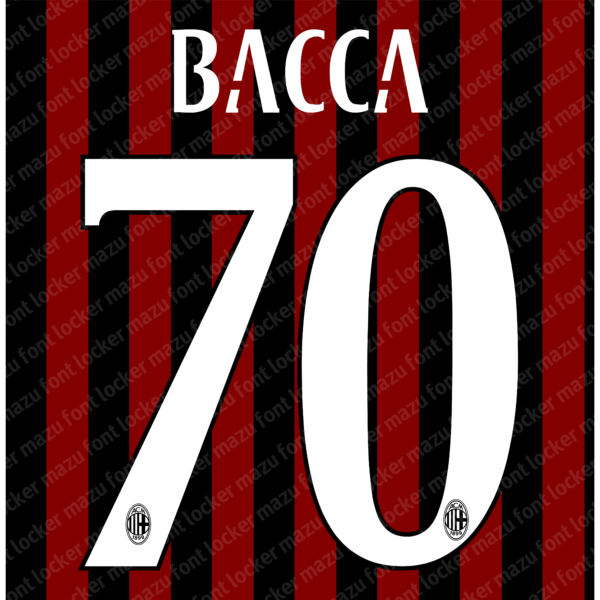 AC Milan 2014-2016 Font Vector (AI, EPS, SVG, TTF) – #1 Authentic Style
