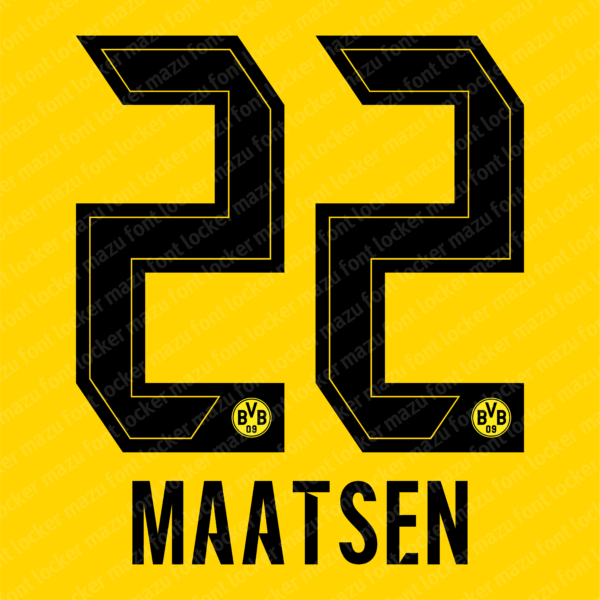 Borussia Dortmund 2024-2025 Font Vector (AI, EPS, SVG, TTF) – #1 Authentic Style