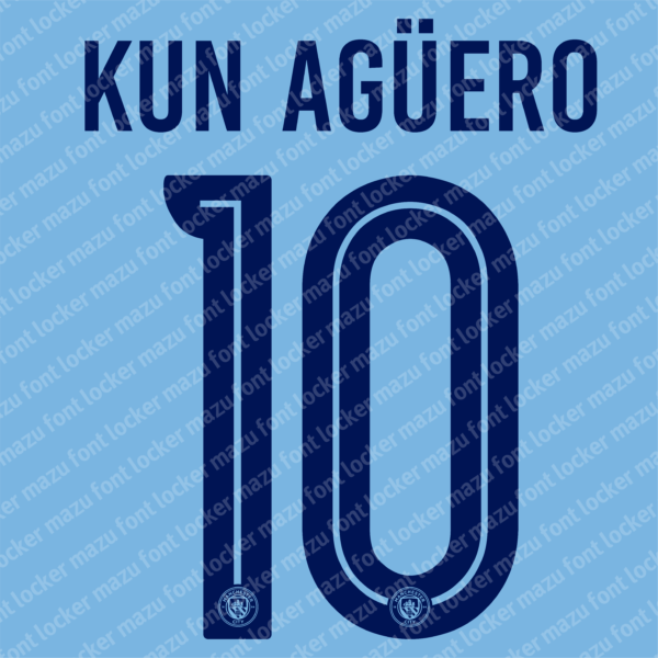 Manchester City 2017-2018 Font Vector (AI, EPS, SVG, TTF) – #1 Authentic Style