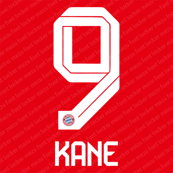 Bayern Munich 2025-2026 Font Vector (AI, EPS, SVG, TTF) – #1 Authentic Style