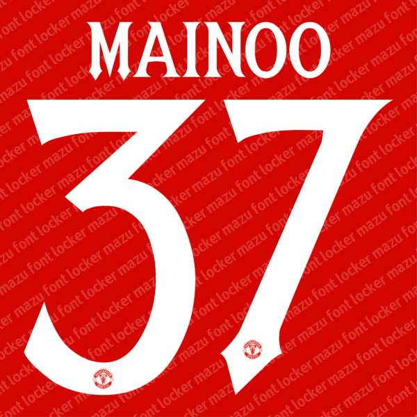 Manchester United 2025-2026 Font Vector (AI, EPS, SVG, TTF) – #1 Authentic Style