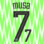 Nigeria World Cup 2018 Font Vector – Legendary Super Eagles Jersey Style