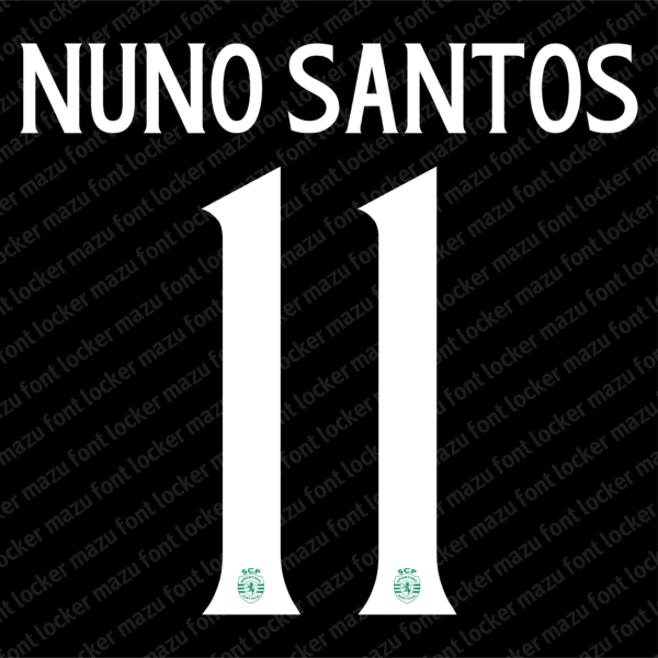 Sporting CP 2024-2025 Font Vector – Vibrant Lion Kit