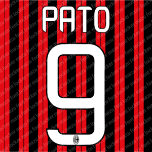 AC Milan 2012-2014 font