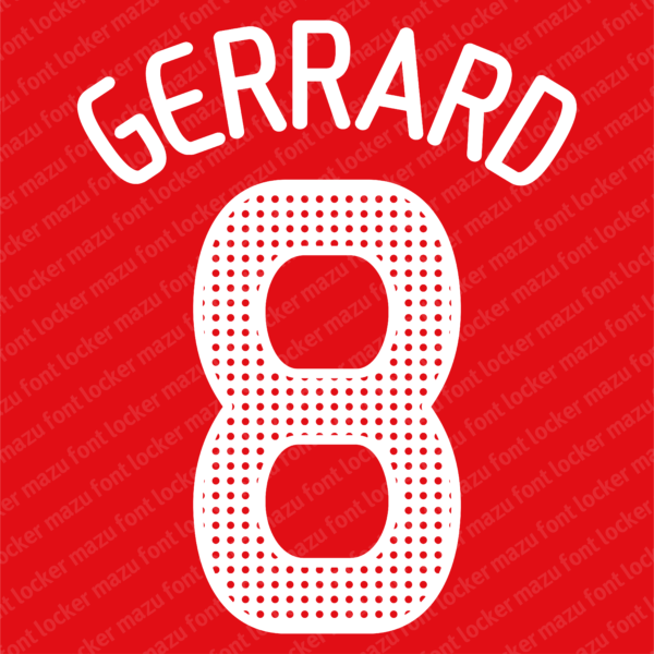 Liverpool 2008-2010 Font Vector (AI, EPS, SVG, TTF) – #1 Authentic Style
