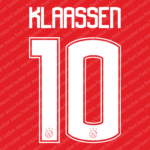 Ajax Amsterdam 2016-2017 Font Vector – Authentic Classic Kit