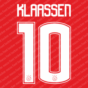 Ajax Amsterdam 2016-2017 font