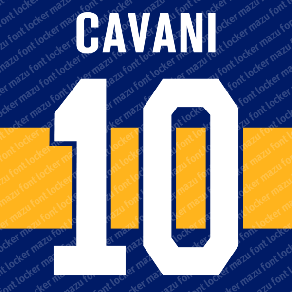 Boca Juniors 2025-2026 Font Vector – Legendary La Bombonera Power