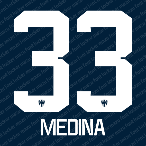 Monterrey 2024-2025 Font Vector – Inspired by the Legendary Rayados