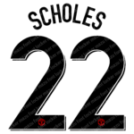 Manchester United 2011-13 Home, Away & Third Font Vector (Digital Download)