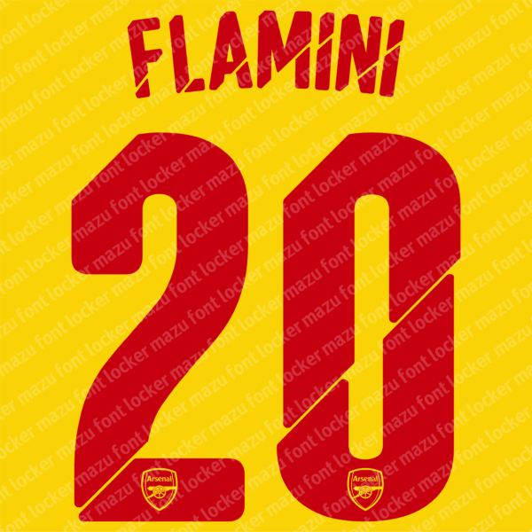 Arsenal 2014-2015 Font Vector (AI, EPS, SVG, TTF) – #1 Authentic Style