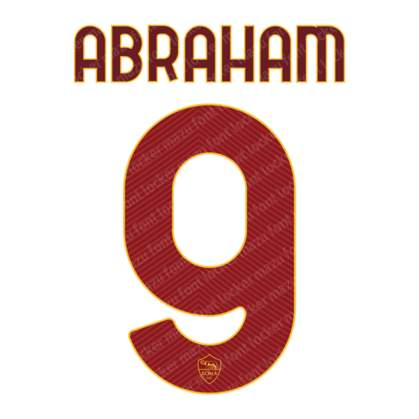 AS Roma 2021-2022 Font Vector – Epic Giallorossi Masterpiece