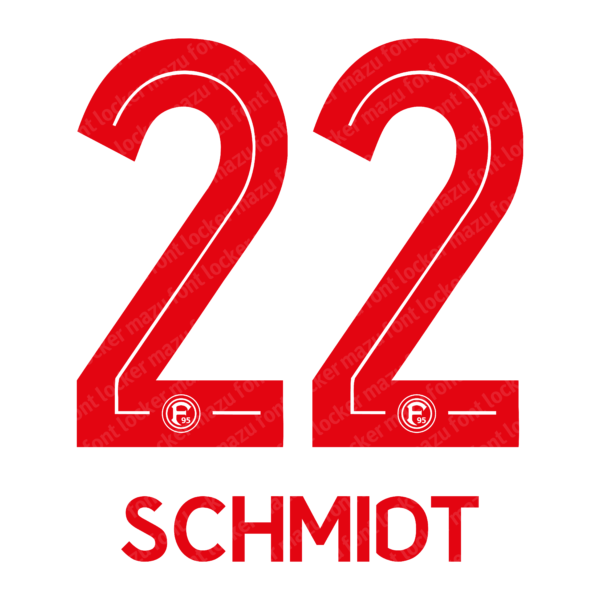 Fortuna Dusseldorf 2024-2025 Font Vector – Epic Rot-Weiss Masterpiece