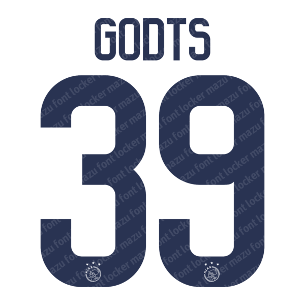 Ajax Amsterdam 2023-2025 Font Vector – Legendary Godenzonen Masterpiece