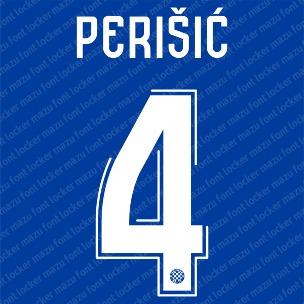 Hajduk Split 2024-2025 Font Vector – Legendary Bili Warriors Masterpiece