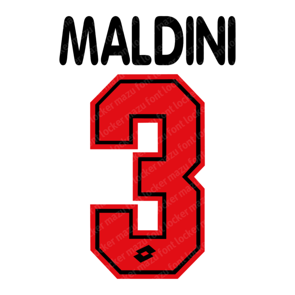 AC Milan 1995-1998 Font Vector (AI, EPS, SVG, TTF) – #1 Authentic Style