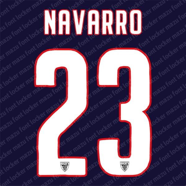 Athletic Bilbao 2025-26 Font Vector (AI, EPS, SVG, TTF) – #1 Authentic Style