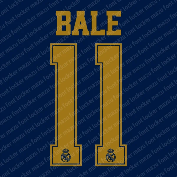 Real Madrid 2019-2020 Font Vector – Epic Legendary Los Blancos Masterpiece