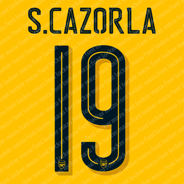 Arsenal 2016-2019 Font Vector (AI, EPS, SVG, TTF) – #1 Authentic Style