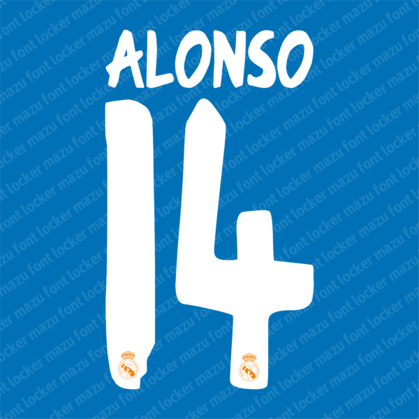Real Madrid 2013-2014 Font Vector (AI, EPS, SVG, TTF) – #1 Authentic Style